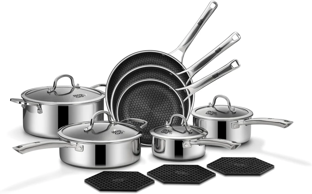 Blue Diamond 12 Piece Cookware Set