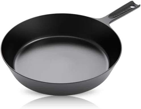 Merten & Storck Pre-Seasoned Carbon Steel 12” Frying Pan