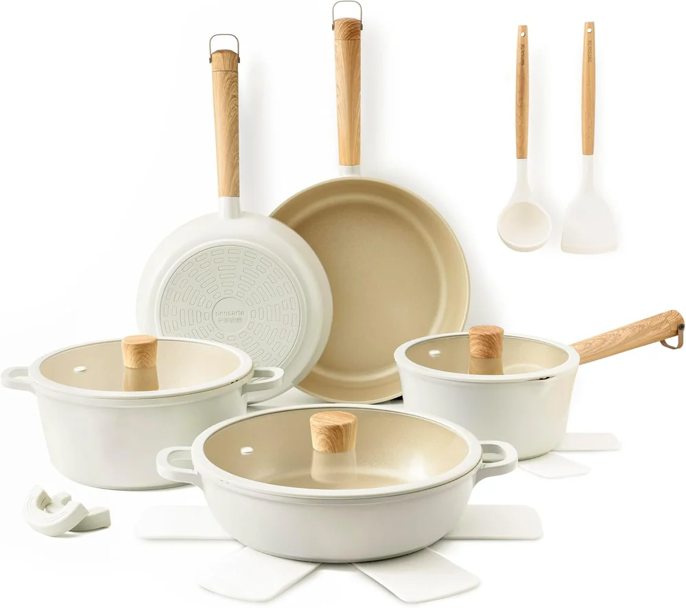 Kitchen Academy 12 PCS Cookware Set