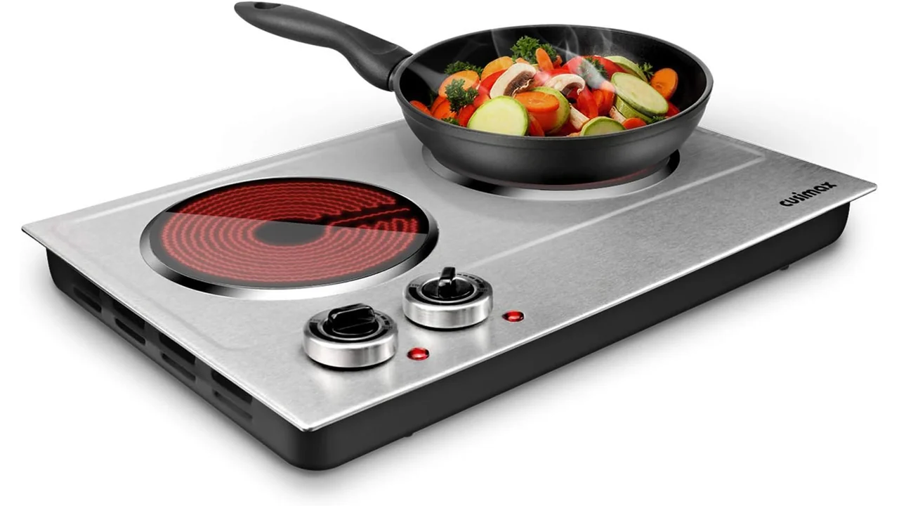 CUSIMAX 1800W Ceramic Electric Hot Plate Dual – In-Depth