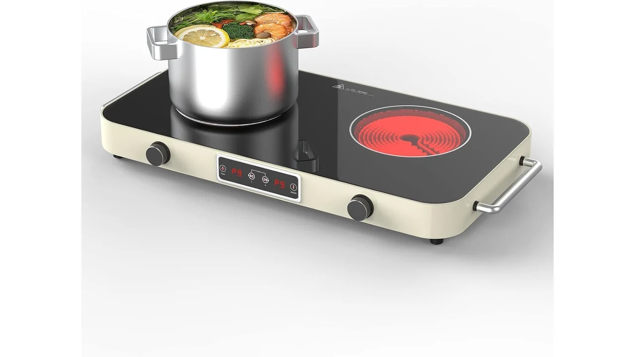 ANHANE Double Electric Burner – 2200W Portable Hot