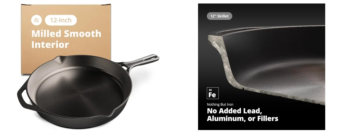 Greater Goods Cast Iron Skillet images