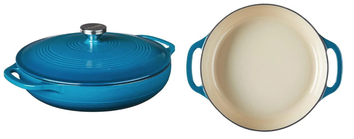 Lodge Essential Enamel Braiser 3.5 Quart - images