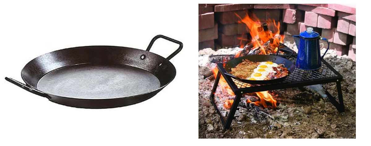 Lodge Pre-Seasoned Carbon Steel Skillet - Use images