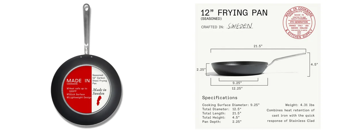 Made In Cookware - Seasoned 12