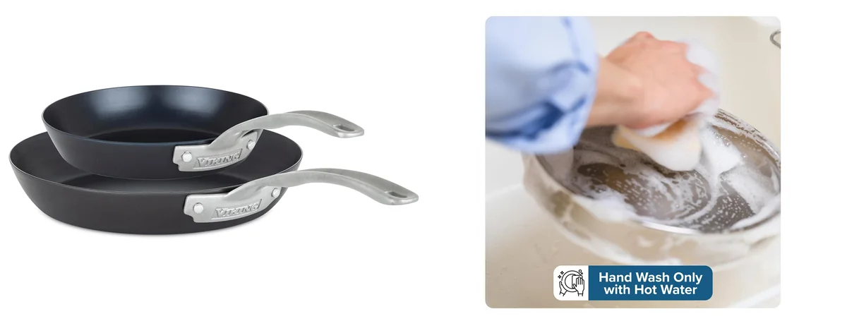 Viking Blue Carbon Steel Frying Pans images