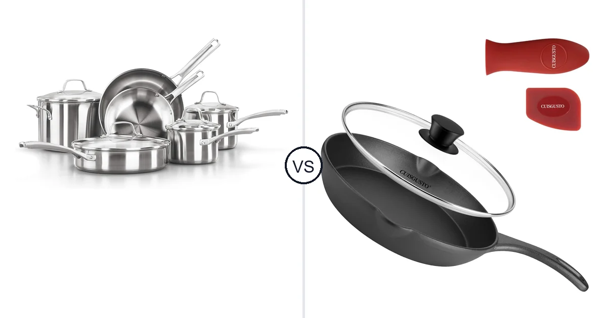 Calphalon 10-Piece vs CUISGUSTO 8 Inch Cast: Best Oven for Your Needs