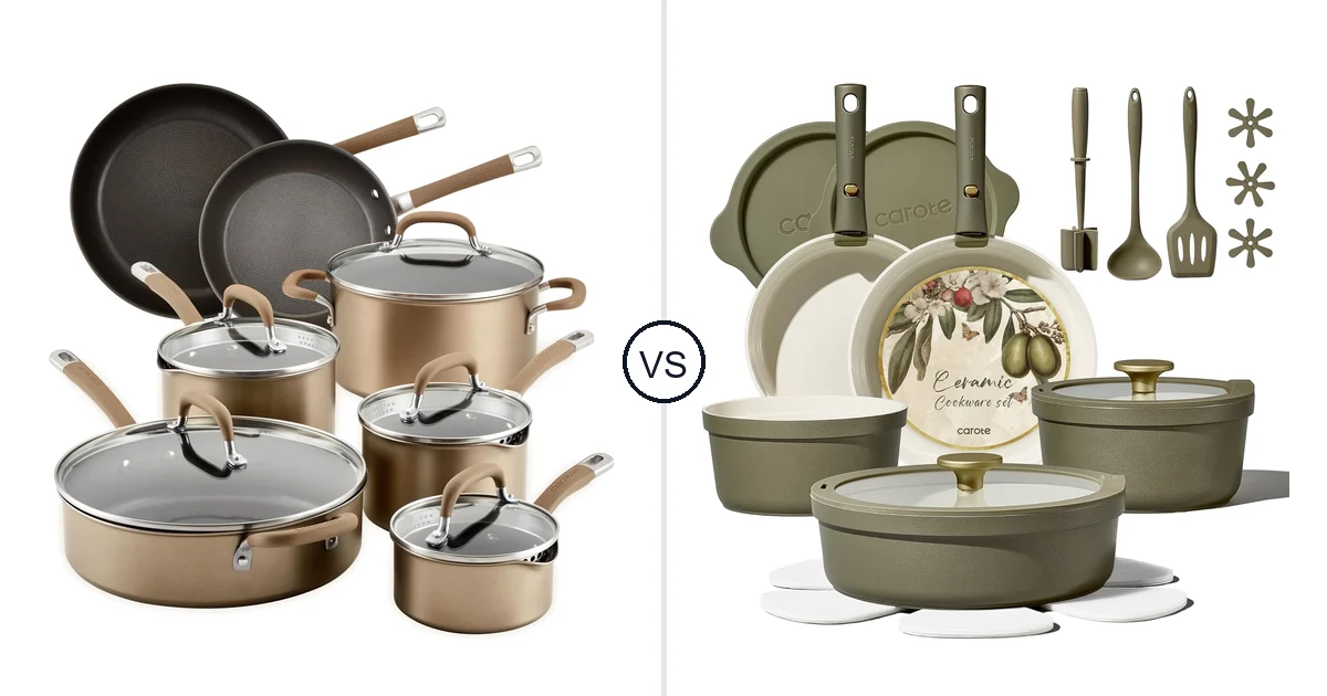 Circulon 12-Piece vs CAROTE 21 PCS: Dishwasher Comparison