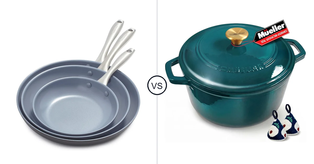 GreenPan Lima Hard Anodized vs MUELLER HOME Mueller: Best Oven for