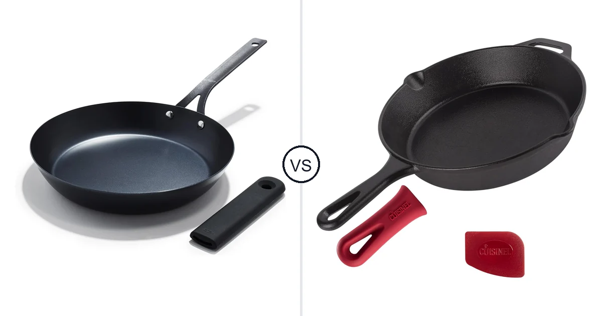 OXO Obsidian 10 Carbon vs Cuisinel Cast Iron: Best Oven Skillets