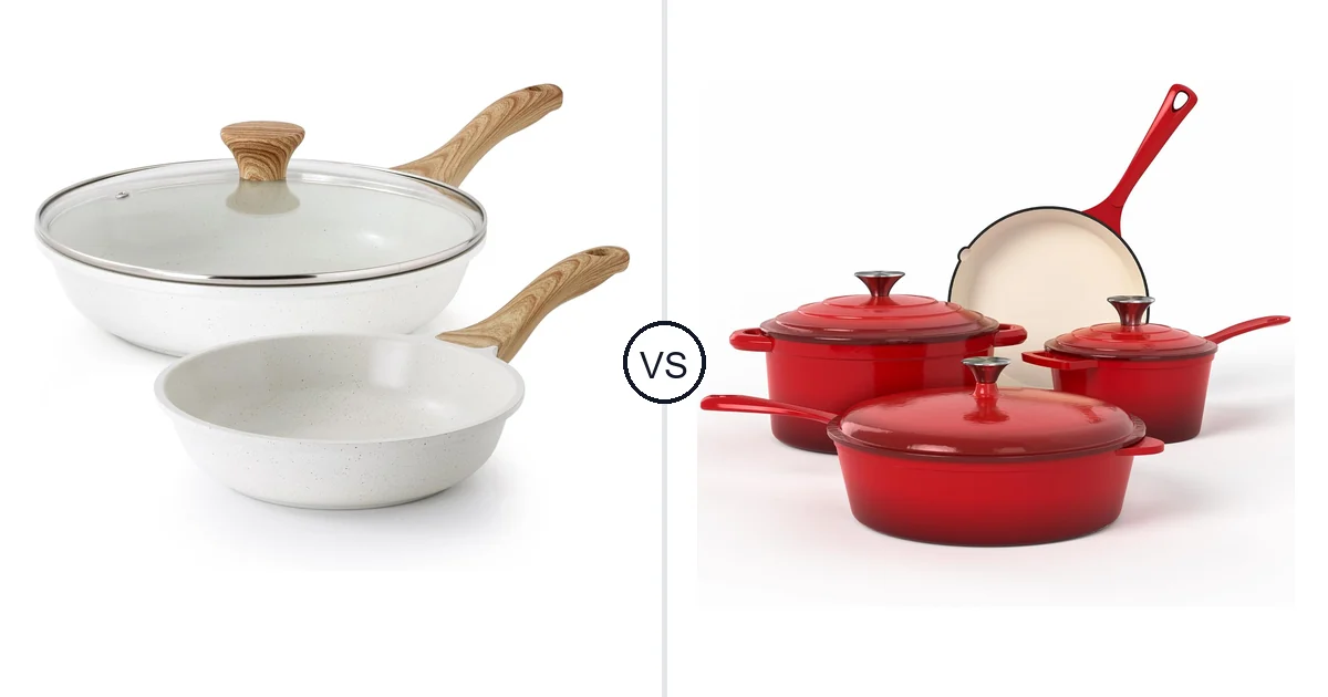 SENSARTE Nonstick Frying Pan vs Kitchen Academy 7 Pcs: Best Oven