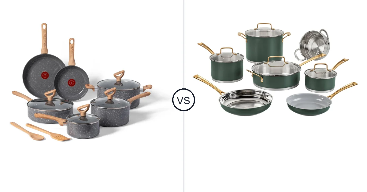 T-Fal 12-Piece vs Cuisinart 11 Piece Set: Oven Comparison