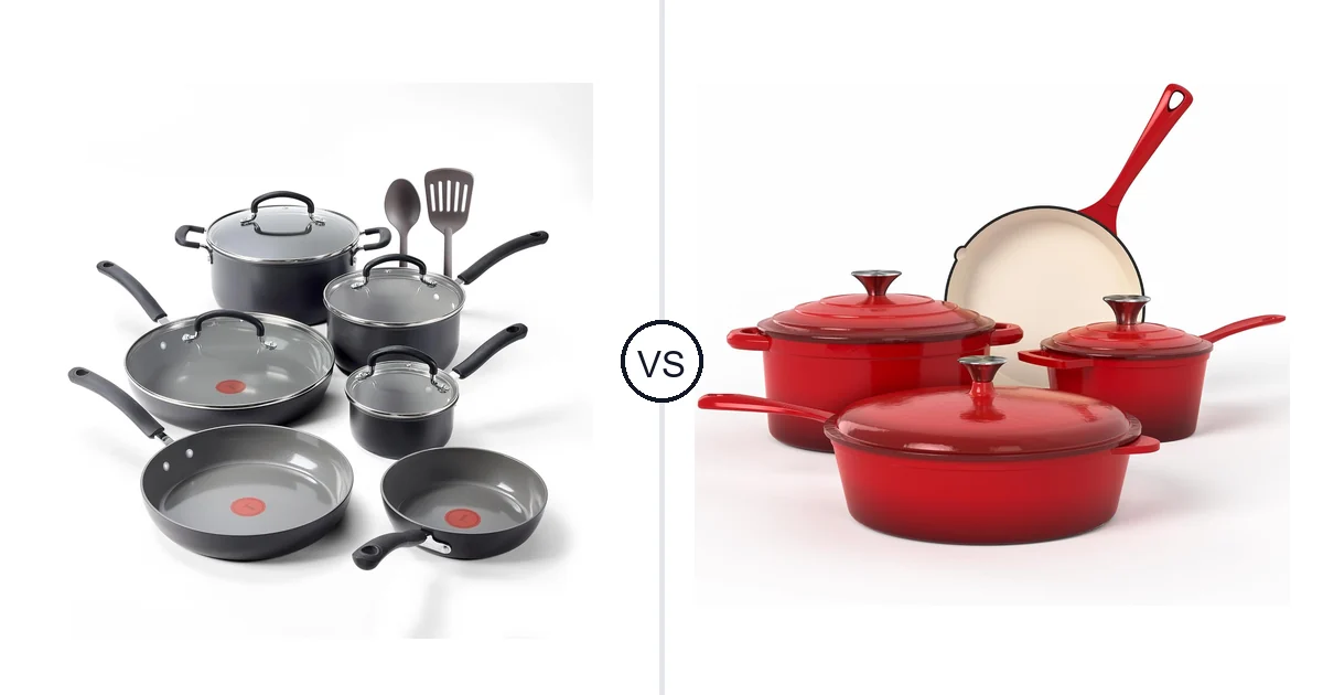 T-Fal 12-Piece vs Kitchen Academy 7 Pcs – Red: Best Oven for Your