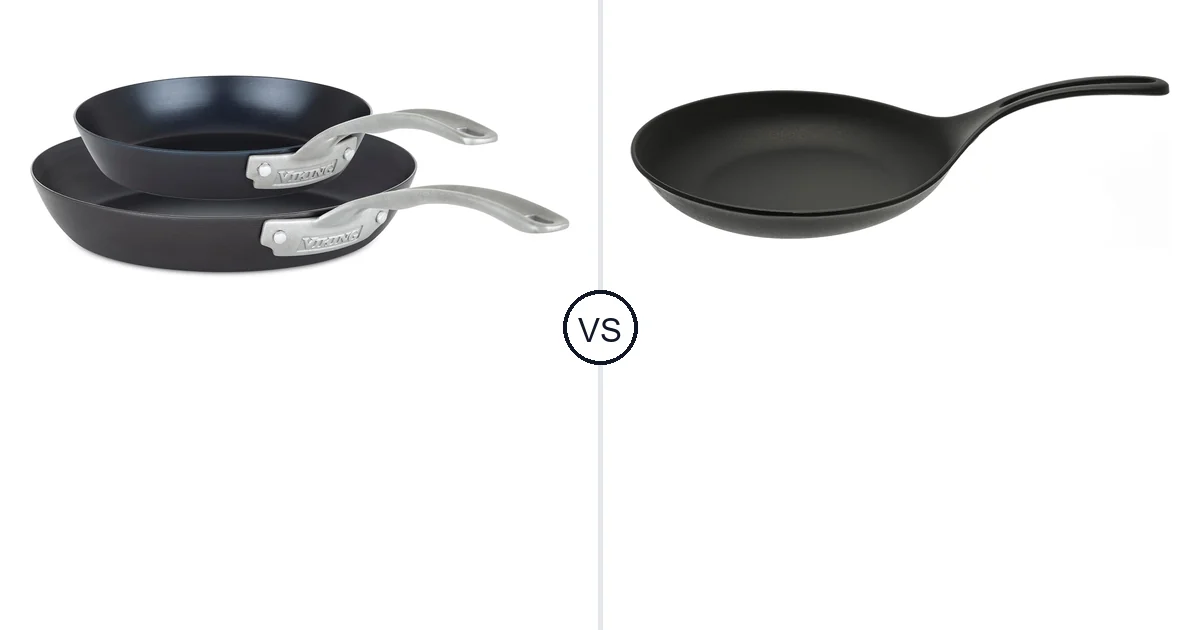 Viking Blue Carbon Steel vs Iwachu Iron Omelette Pan: Key Differences