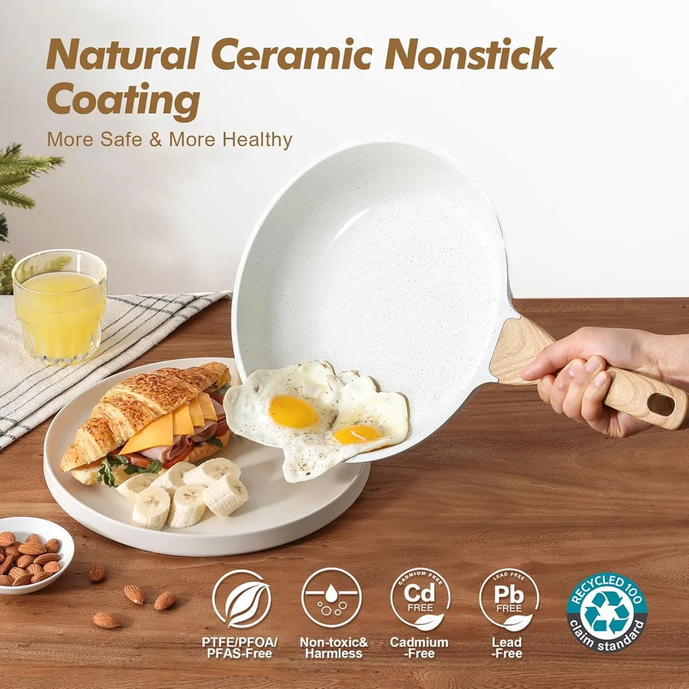 SENSARTE Nonstick Frying Pan Skillets