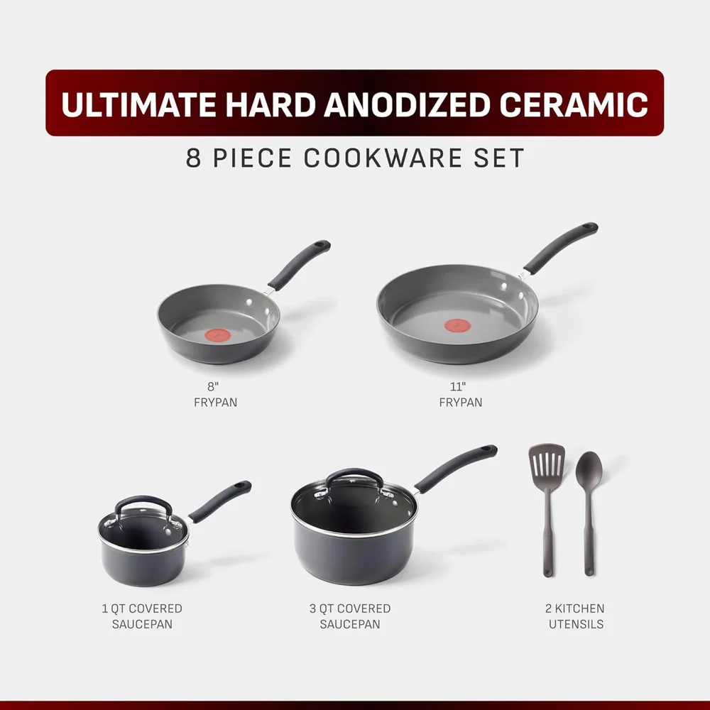 T-Fal 8-Piece