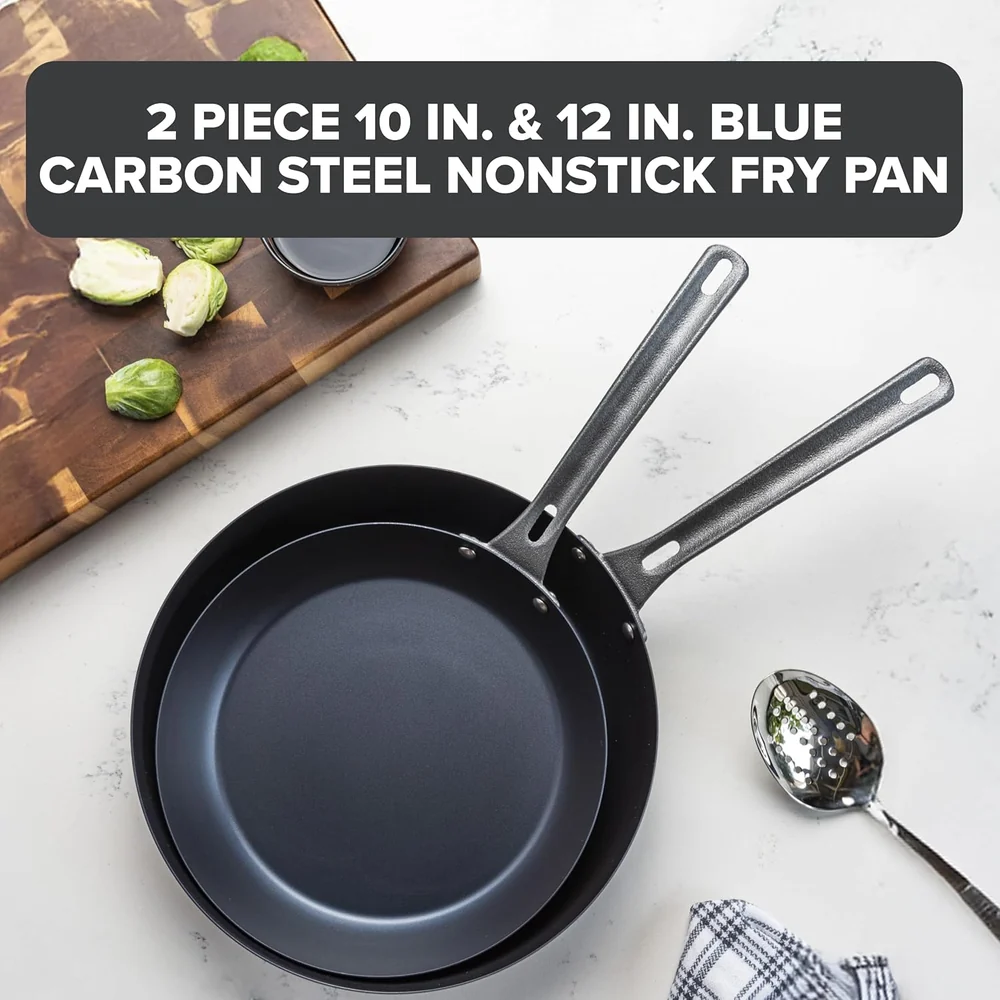 Viking Blue Carbon Steel Frying Pans