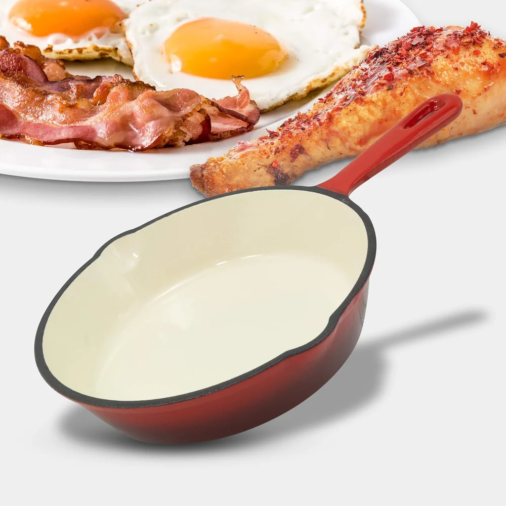 EXCELSTEEL 3 Pc Cast Iron Skillet Set