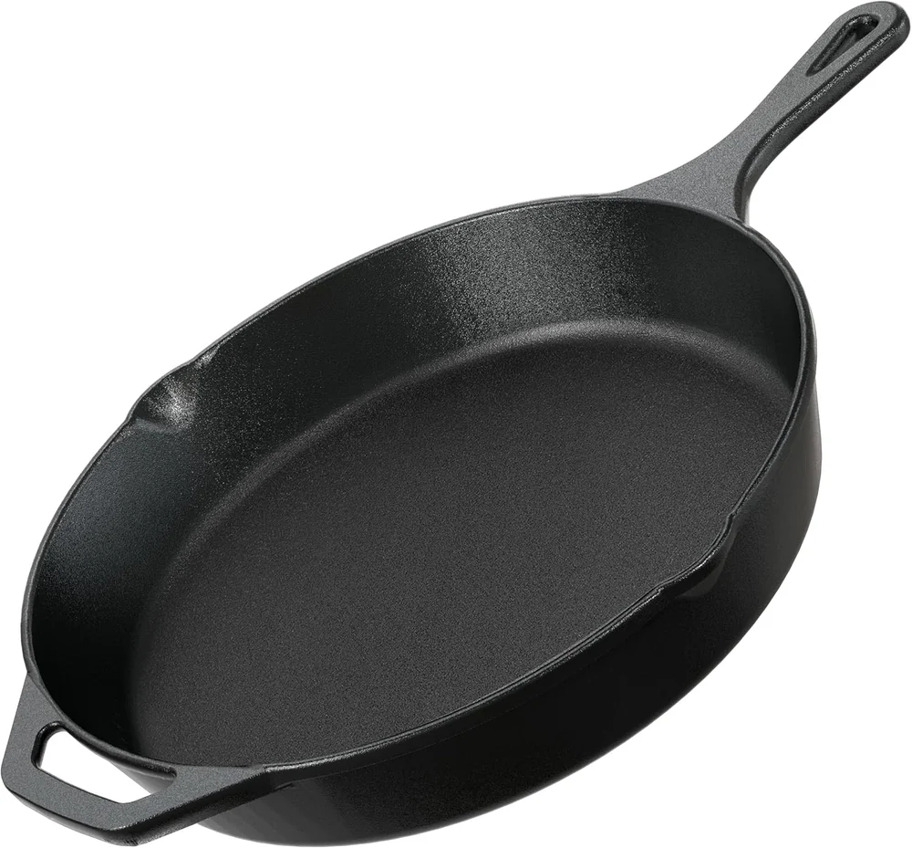 Amazon Basics Pre-Seasoned Cast Iron Skillet