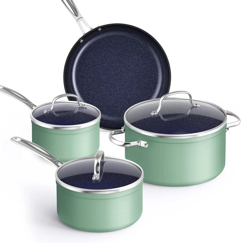 MAISON ARTS 7 Piece Enameled Cast Iron Cookware
