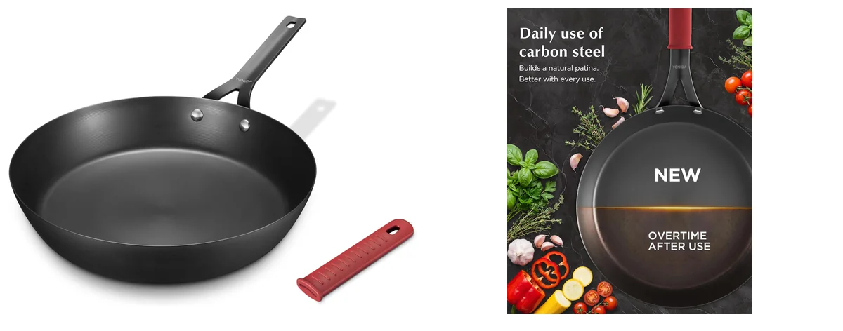 Yonida Carbon Steel Pan images