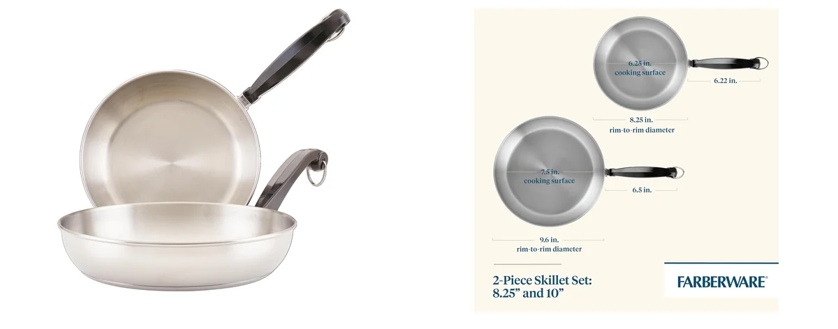Farberware Classic Series Stainless Steel Frying Pan images