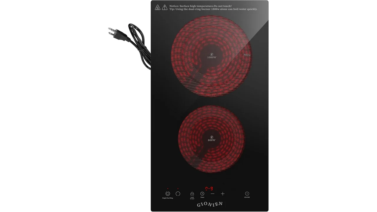 Electric Cooktop 2 Burners 12” Plug in Electric – In-Depth