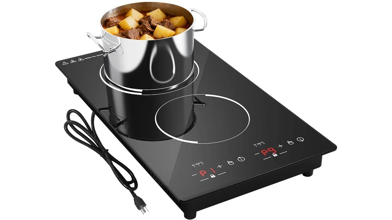 GTKZW 12“ Induction Cooktop, Double Induction Cooktop 2