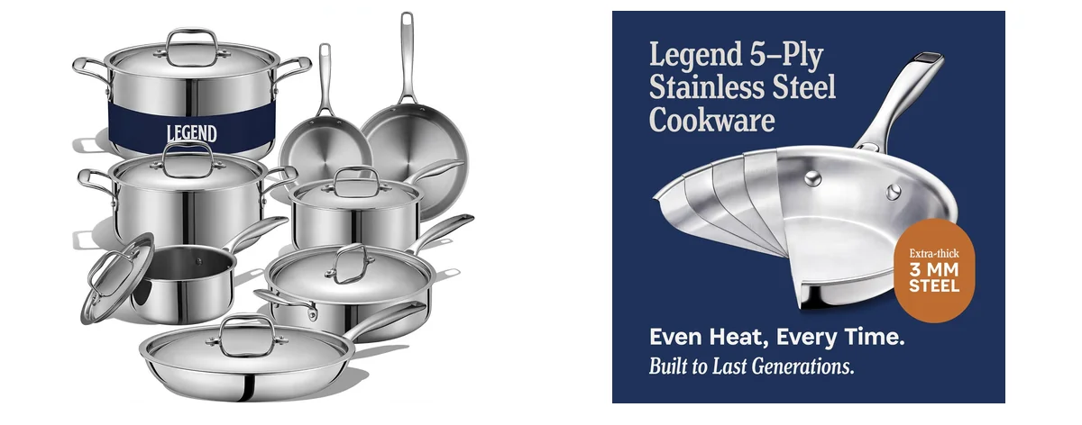 LEGEND COOKWARE 14-Piece images