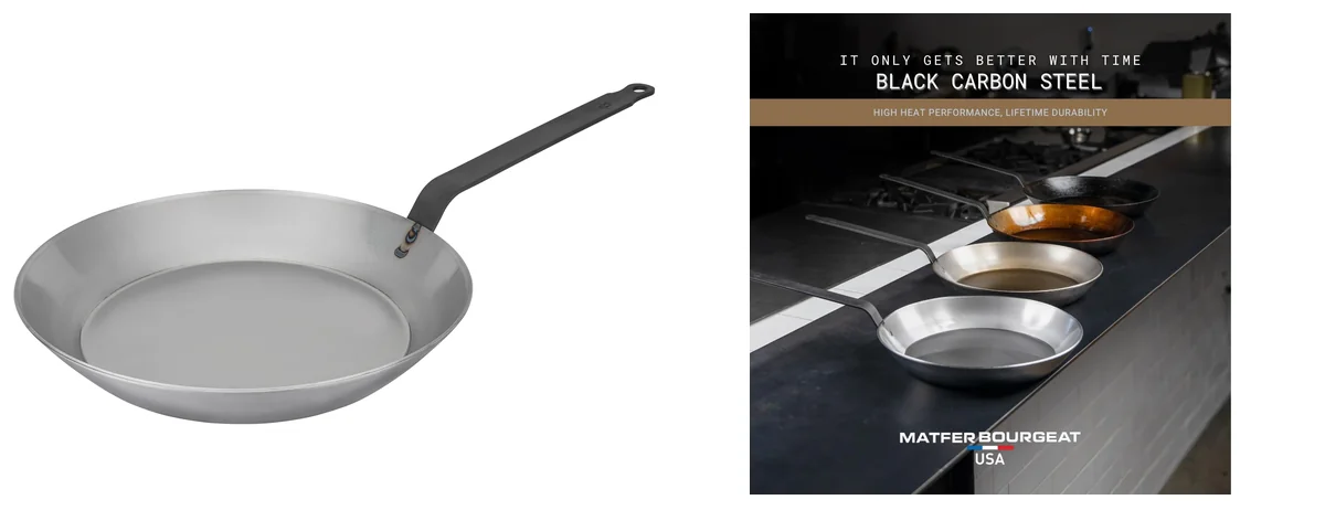 Matfer Bourgeat Black Carbon Steel Frying Pan images