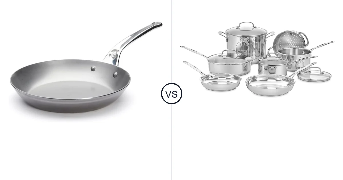 De Buyer MINERAL B Pro vs Cuisinart 11-Piece: Dishwasher Comparison