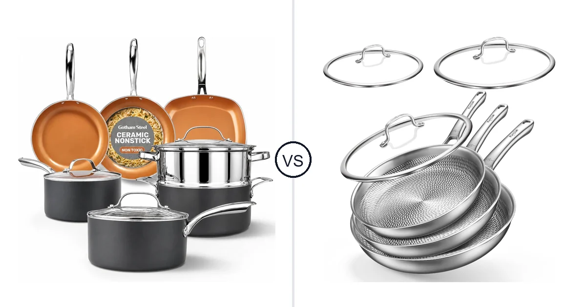 GOTHAM STEEL 12 Piece Set vs Tumzak 8/10/12: Best Oven for Your Needs