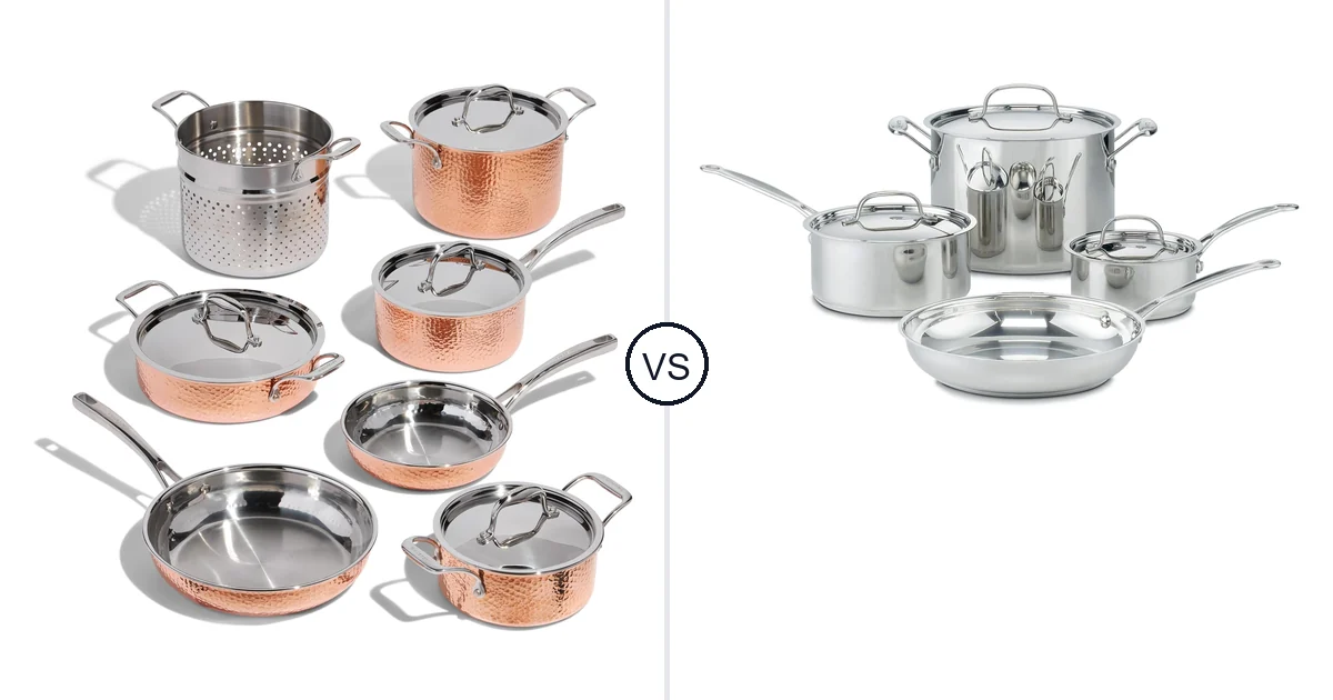 Comparison of Lagostina Variety Pack and Cuisinart 7-Piece