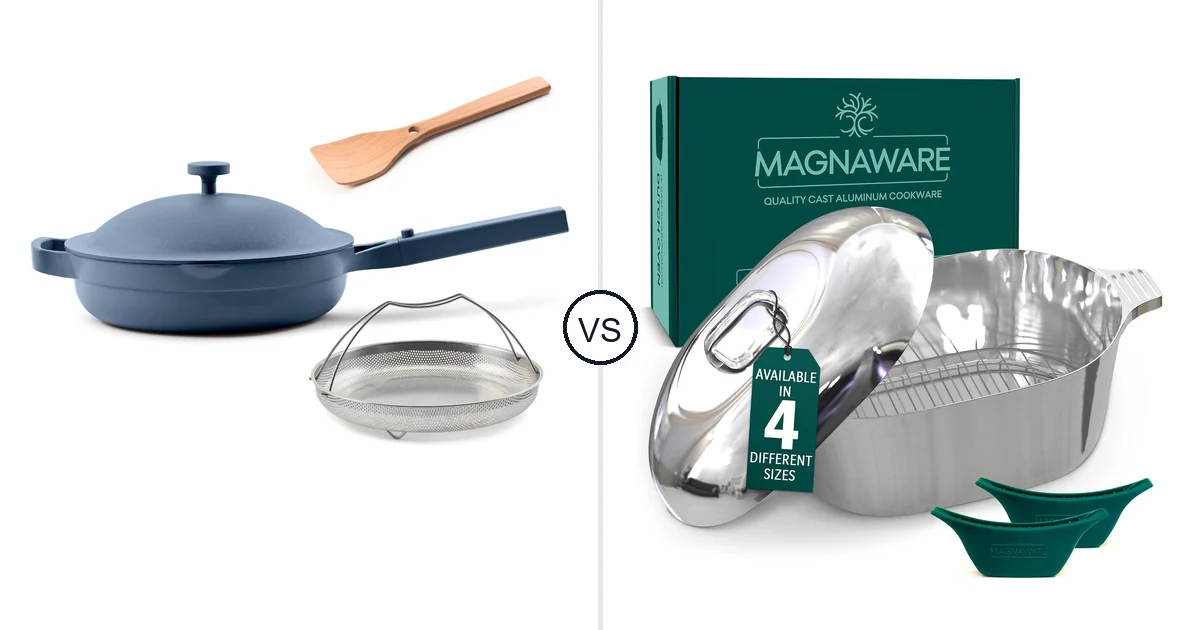Our Place Always Pan vs MAGNAWARE Cast Aluminum: Oven Comparison
