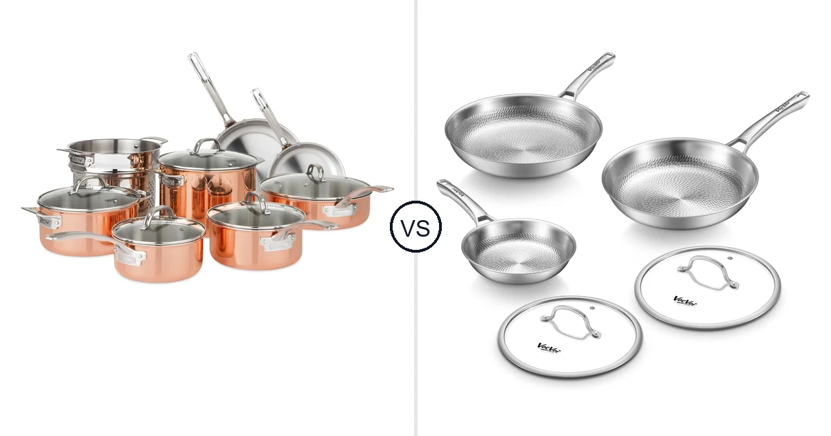 Comparison of Viking 3-Ply and VocVoi Titanium Pans for cooking