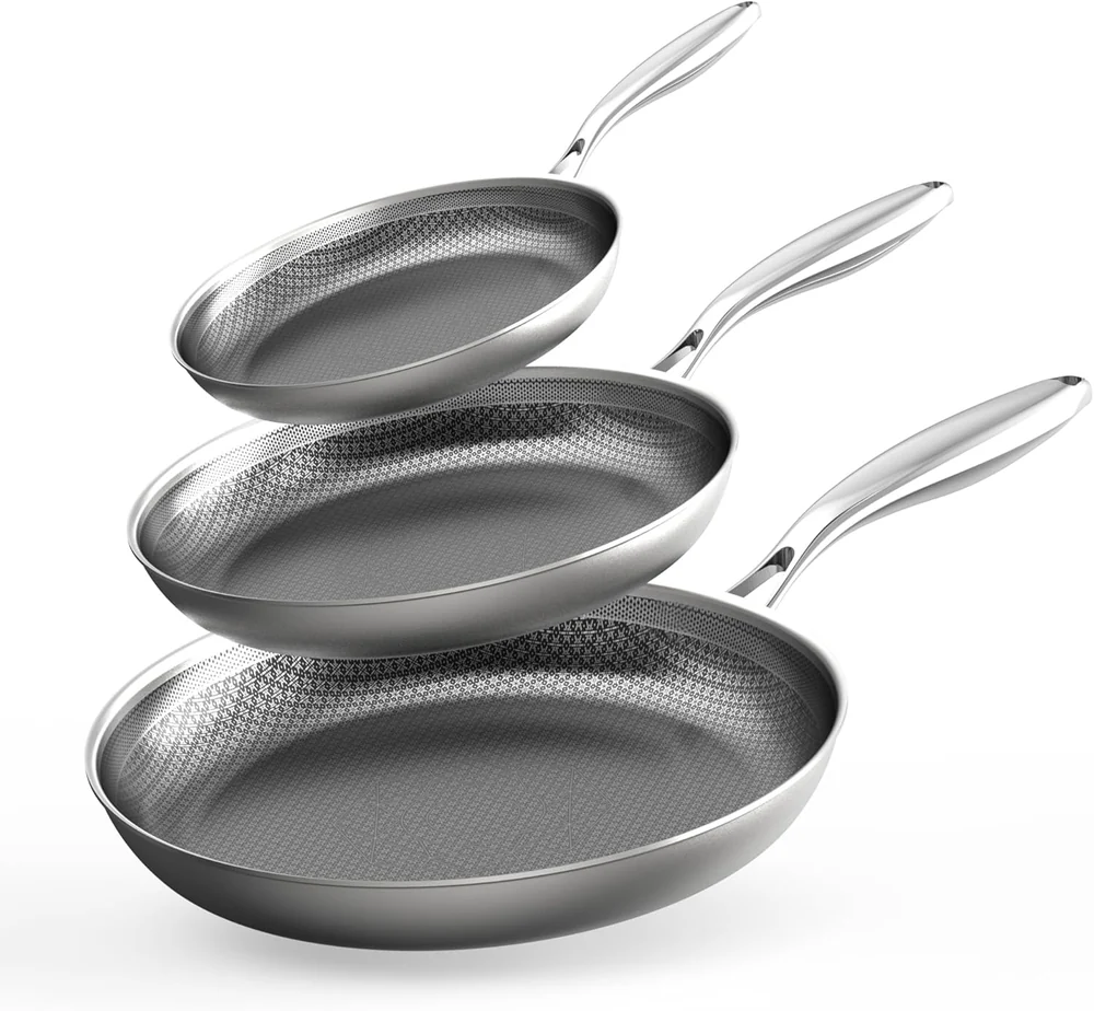 All-Clad D3® Stainless Steel 10 and 12