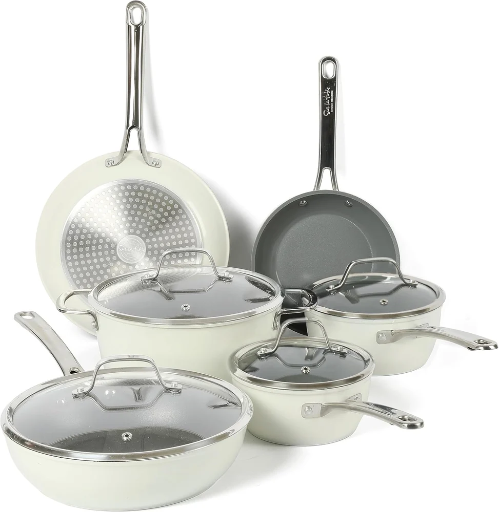 Farberware Cookstart Aluminum DiamondMax Nonstick Cookware Set