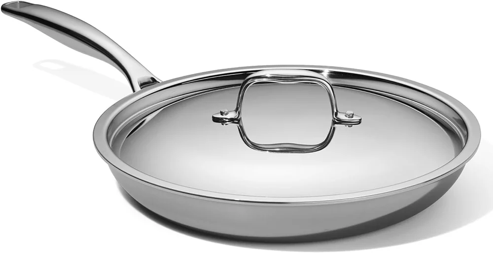 Yutlkor 12 Inch Stainless Steel Pan
