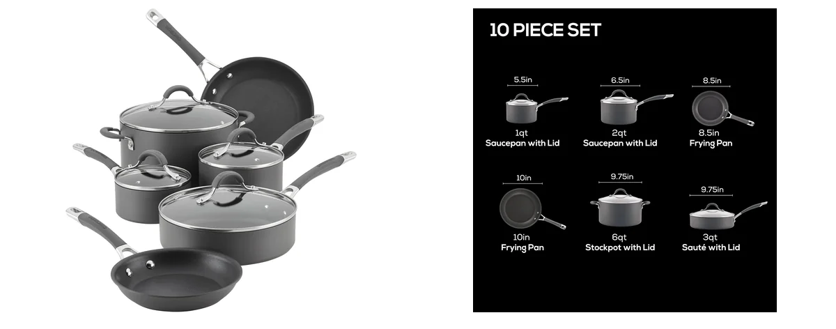 Circulon Radiance Nonstick Pots and Pans Set images