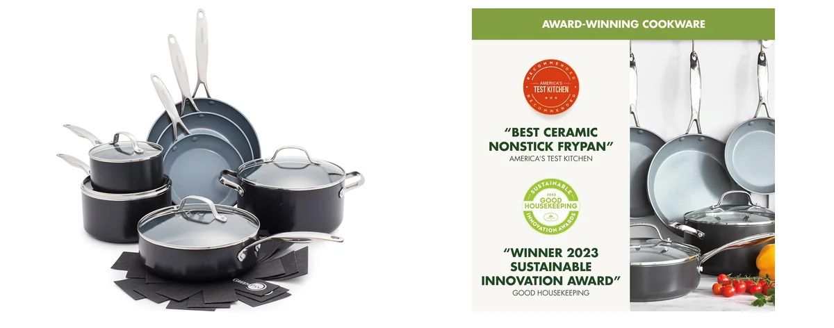 GreenPan 11 Piece Cookware Set images
