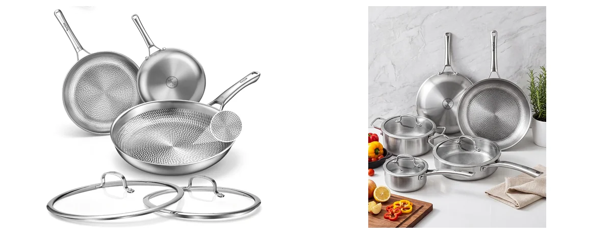 Tumzak Titanium Pans for Cooking images