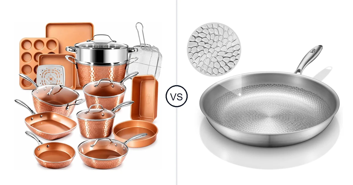 GOTHAM STEEL 20 Piece Set vs VocVoi Titanium Pans For: Key Differences