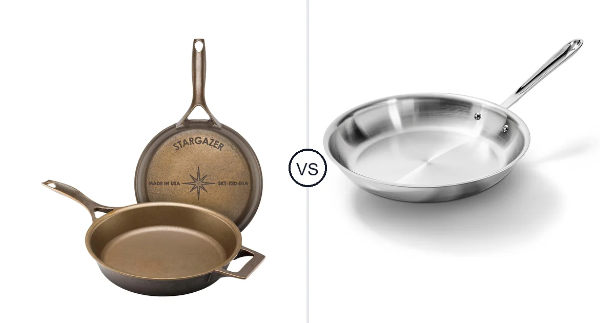 Stargazer 12-Inch vs All-Clad D3 Stainless Steel: Key Differences