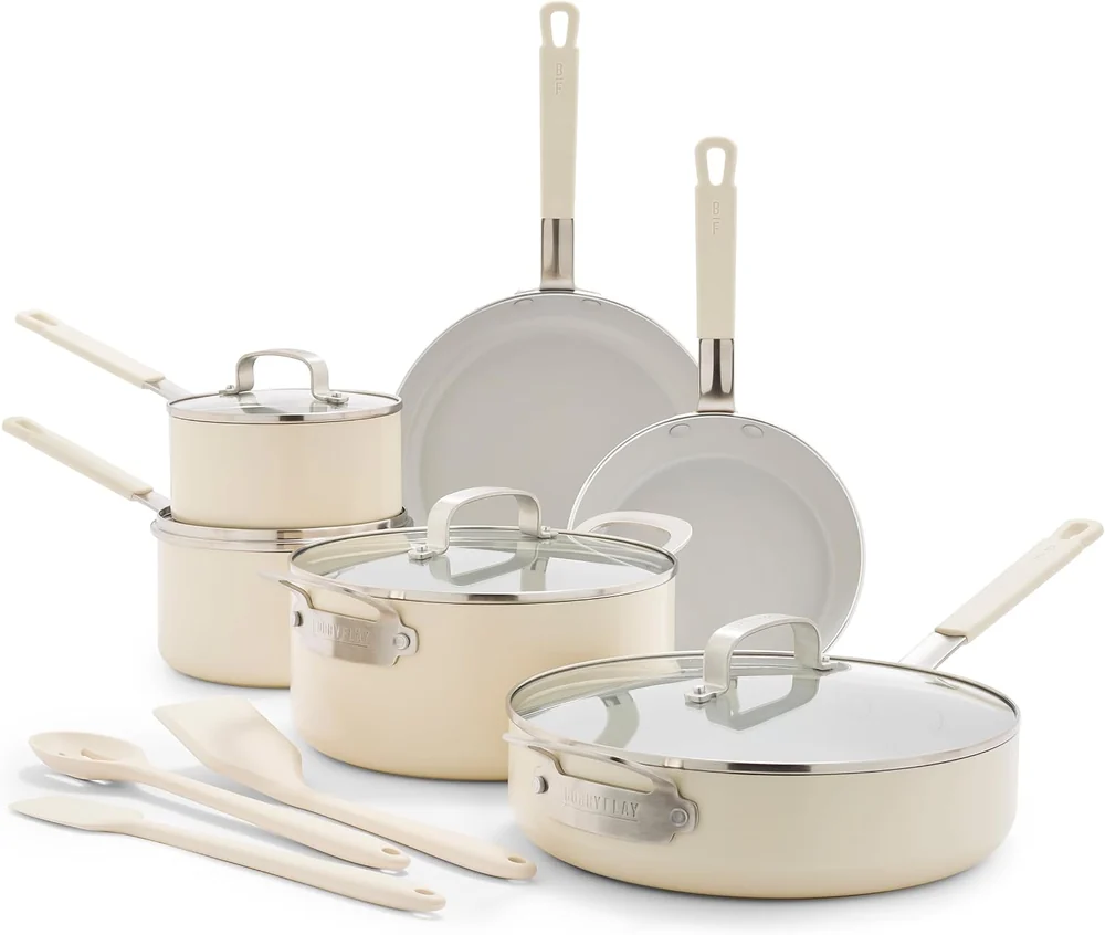 KitchenAid 9 Piece Cookware Set with Stainless Steel Handles