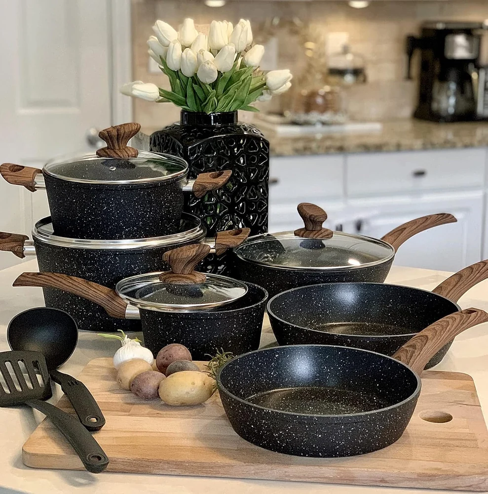 KitchenAid Hard-Anodized Induction Nonstick Cookware Pots and