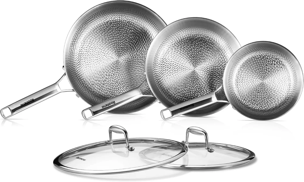 Tumzak Titanium Pans for Cooking